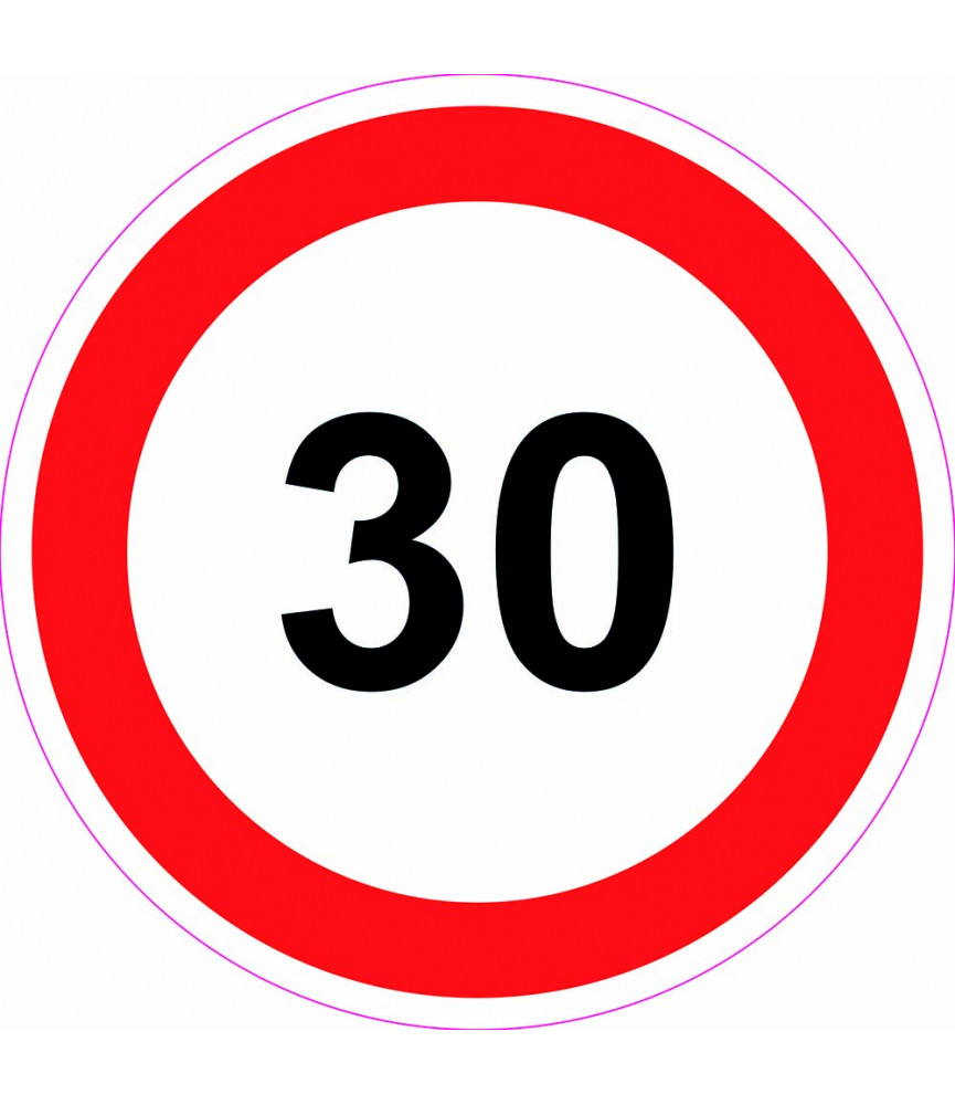 Limitation 30 km/h